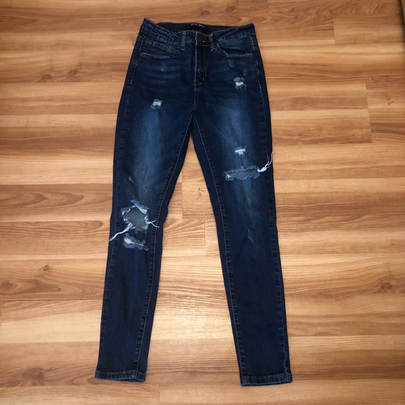 SKINNY Ripped jeans “High rise” - Picture 2 of 5